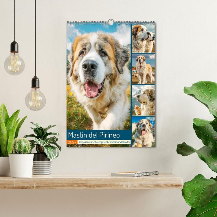Produktbild: Mast&iacute;n del Pirineo. Imposantes Schwergewicht mit Knuddelfaktor (Wandkalender 2027 DIN A3 hoch), CALVENDO Monatskalender