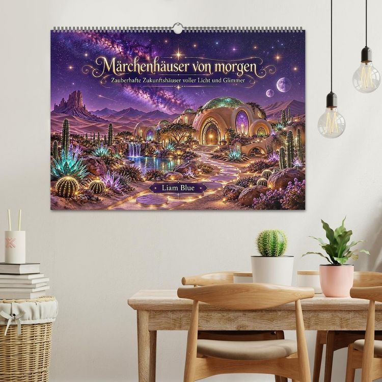 Produktbild: M&auml;rchenh&auml;user von morgen (Wandkalender 2027 DIN A2 quer), CALVENDO Monatskalender
