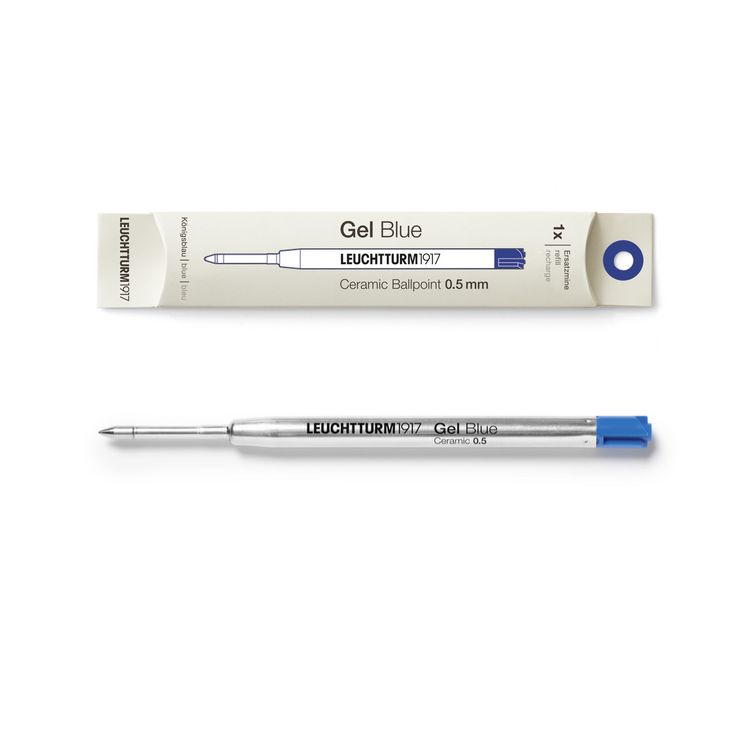 Produktbild: LEUCHTTURM1917 Ersatzmine Gel f&uuml;r Drehgriffel Nr. 1, K&ouml;nigsblau, 0,5 mm, 1er-Pack - Gelstift