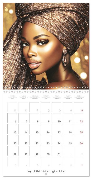 Produktbild: African Touch (Wall Calendar 2026 12 &times; 12 Inch) CALVENDO 12 Month Wall Calendar
