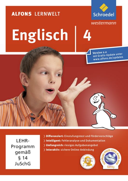 Produktbild: Alfons Lernwelt - Englisch 4: Ausgabe 2009