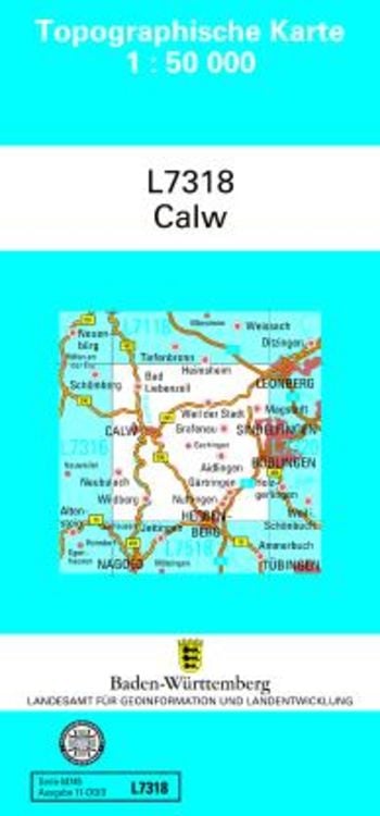 Produktbild: Calw 1 : 50 000