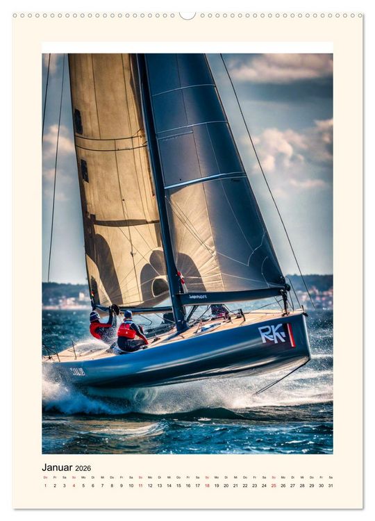 Produktbild: Spektakul&auml;res Segeln (hochwertiger Premium Wandkalender 2026 DIN A2 hoch), Kunstdruck in Hochglanz