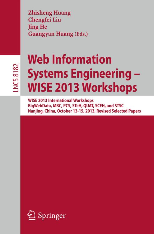 Produktbild: Web Information Systems Engineering &ndash; WISE 2013 Workshops