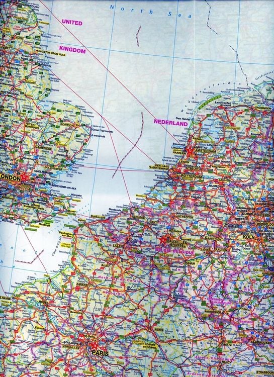 MARCO POLO Länderkarte Europa, physisch 1:2 500 000 Laufzeit bis 2025