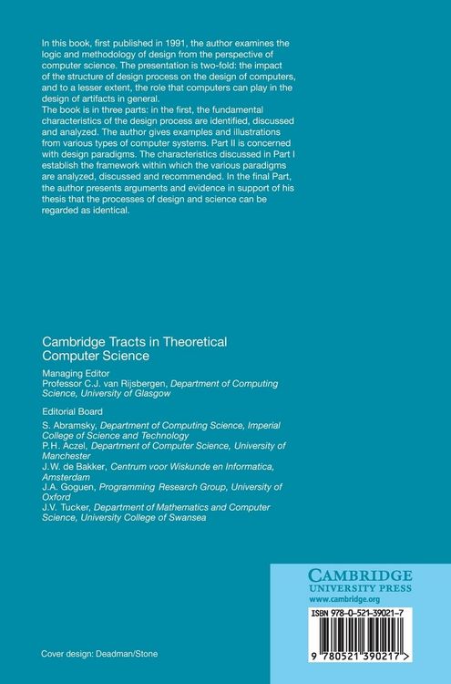 Produktbild: Design Theory and Computer Science