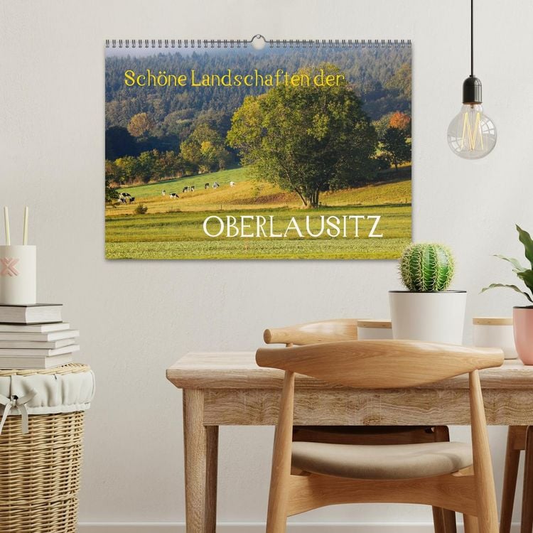 Produktbild: Sch&ouml;ne Landschaften der Oberlausitz (Wandkalender 2026 DIN A3 quer), CALVENDO Monatskalender