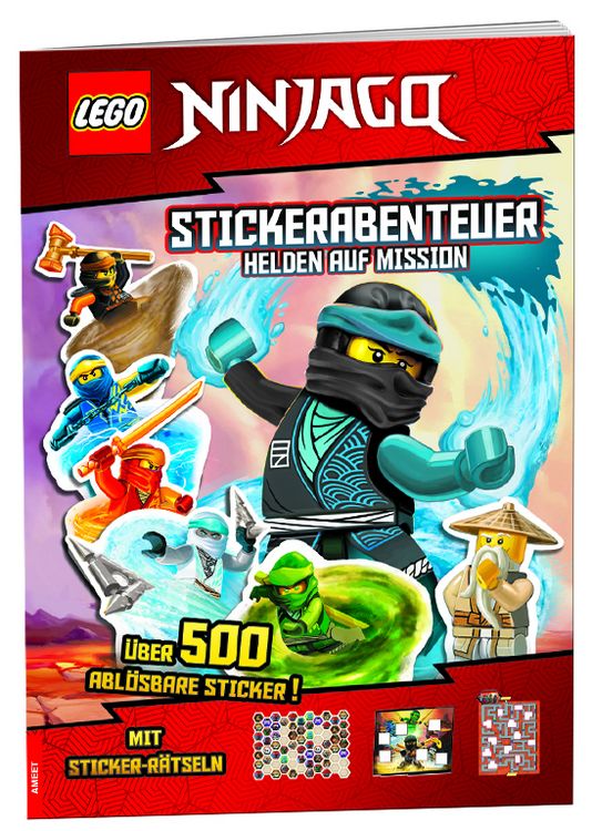 Produktbild: LEGO&reg; NINJAGO&reg; &ndash; Stickerabenteuer - Helden auf Mission