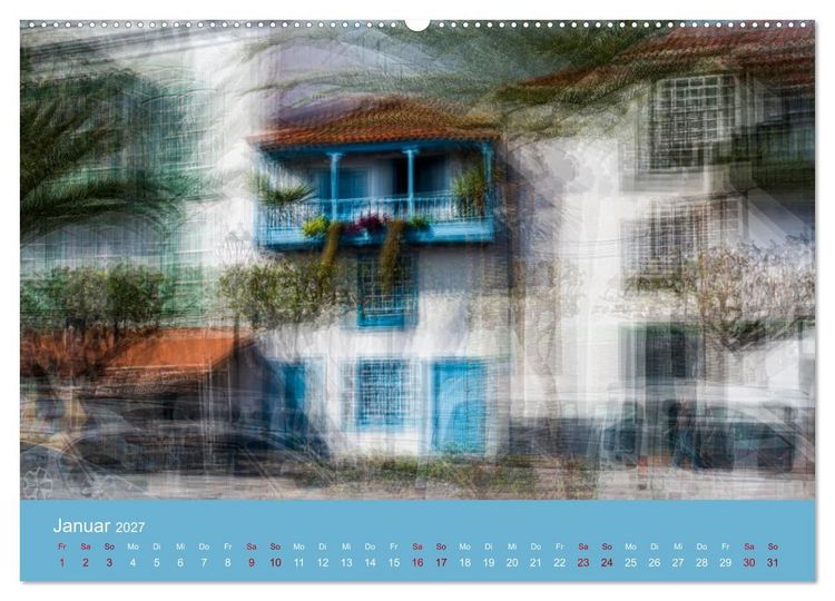 Produktbild: Architektur der Kanaren - Fotografie trifft Impressionismus (Wandkalender 2027 DIN A2 quer), CALVENDO Monatskalender