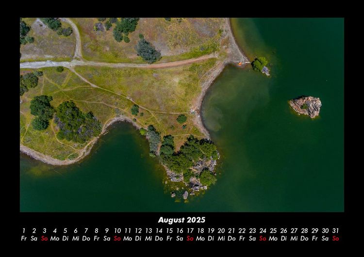 Produktbild: Landschaftskalender 2025 Fotokalender DIN A3