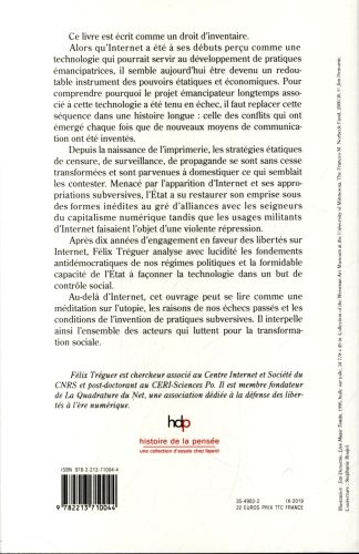 Produktbild: L'utopie d&eacute;chue : une contre-histoire d'Internet, XVe-XXIe si&egrave;cle