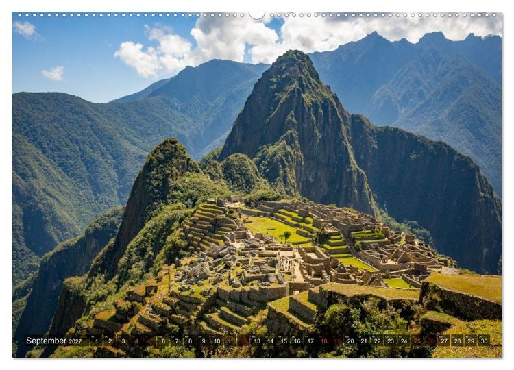 Produktbild: Peru - Traumreise durch das Land der Inka (hochwertiger Premium Wandkalender 2027 DIN A2 quer), Kunstdruck in Hochglanz