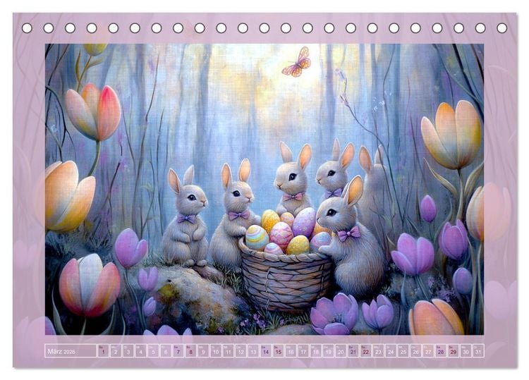 Produktbild: Pastellpoesie &ndash; Farben, die die Seele ber&uuml;hren (Tischkalender 2026 DIN A5 quer), CALVENDO Monatskalender