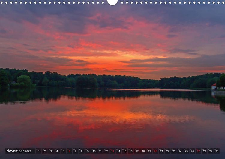 Produktbild: Romantische Sonnenunterg&auml;nge (Wandkalender 2022 DIN A3 quer)