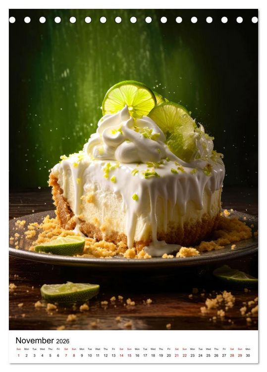 Produktbild: Yummy Bakes (Desk Calendar 2026 DIN A5 portrait), CALVENDO 12 Month DeskCalendar