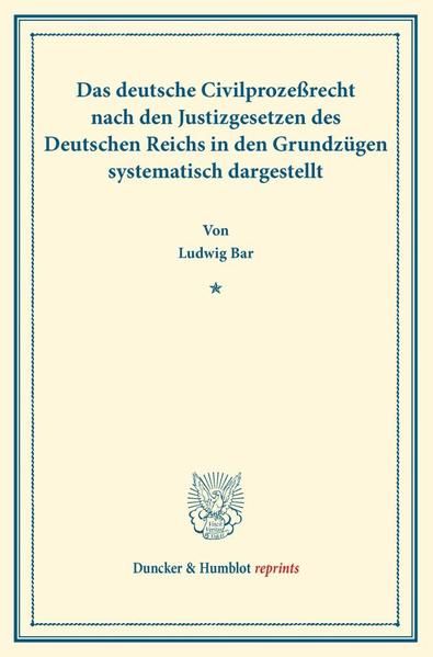 Produktbild: Das deutsche Civilproze&szlig;recht