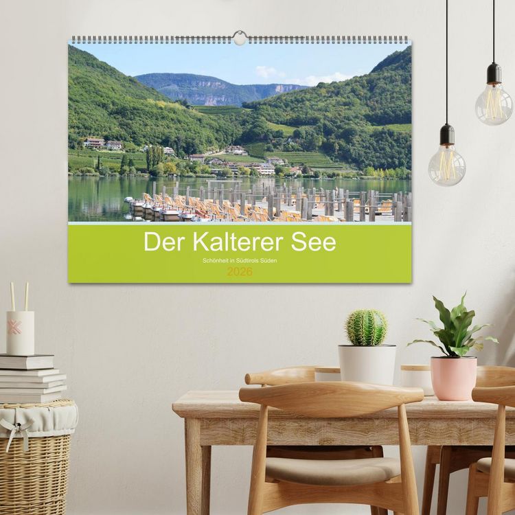 Produktbild: Der Kalterer See - Sch&ouml;nheit in S&uuml;dtirols S&uuml;den (Wandkalender 2026 DIN A2 quer), CALVENDO Monatskalender