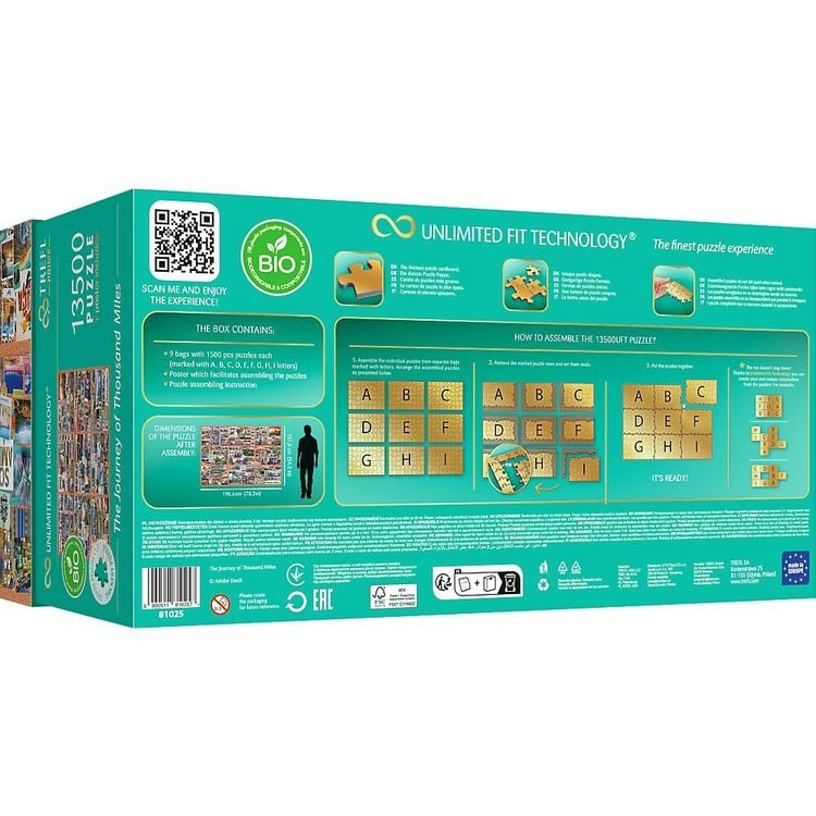 Produktbild: UFT Puzzle 13500 - Reise von tausend Meilen