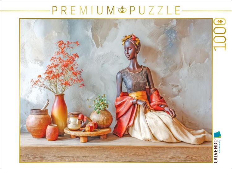 Produktbild: CALVENDO Puzzle Afrikanische Stillleben | 1000 Teile Lege-Gr&ouml;&szlig;e 64x48cm Foto-Puzzle f&uuml;r gl&uuml;ckliche Stunden