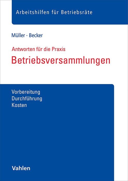 Produktbild: Betriebsversammlungen