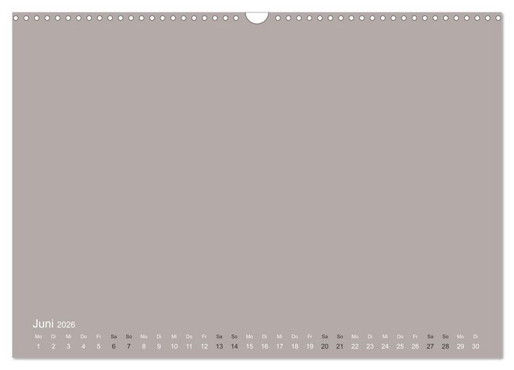Produktbild: DIY Bastel-Kalender -Erdige Pastell Farben- Zum Selbstgestalten (Wandkalender 2026 DIN A3 quer), CALVENDO Monatskalender
