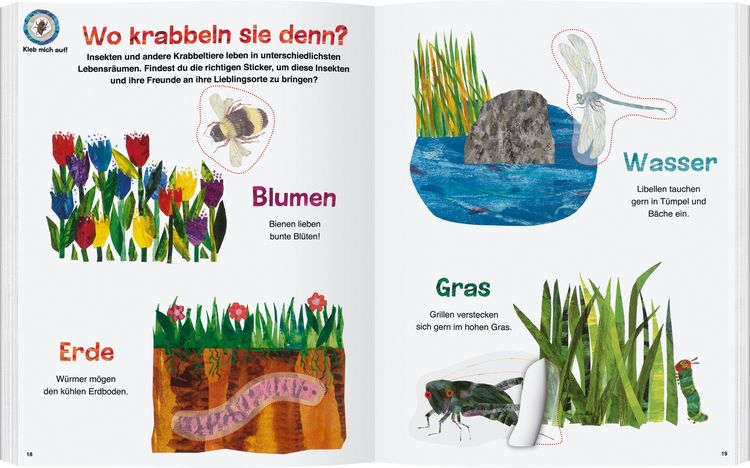 Produktbild: Die kleine Raupe Nimmersatt - Mein Buch der Krabbeltiere