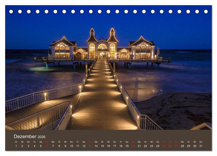 Produktbild: Ostsee - Perlen aus Mecklenburg-Vorpommern (Tischkalender 2026 DIN A5 quer), CALVENDO Monatskalender