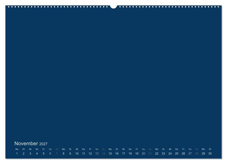Produktbild: Bastelkalender - Dunkelblau (Wandkalender 2027 DIN A2 quer), CALVENDO Monatskalender
