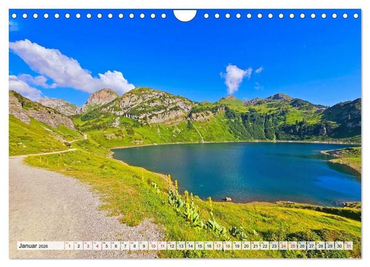 Produktbild: Vom Formarinsee bis Landsberg am Lech - Auf dem Lechradweg (Wandkalender 2026 DIN A4 quer), CALVENDO Monatskalender