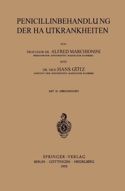 Produktbild: Penicillinbehandlung der Hautkrankheiten