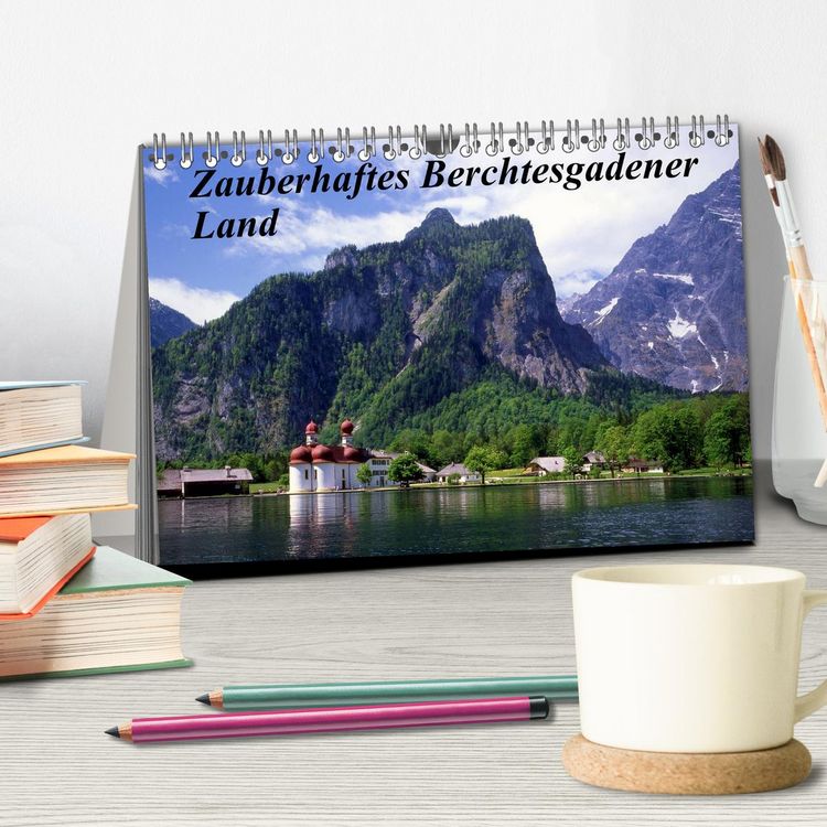 Produktbild: Zauberhaftes Berchtesgadener Land (Tischkalender 2026 DIN A5 quer), CALVENDO Monatskalender