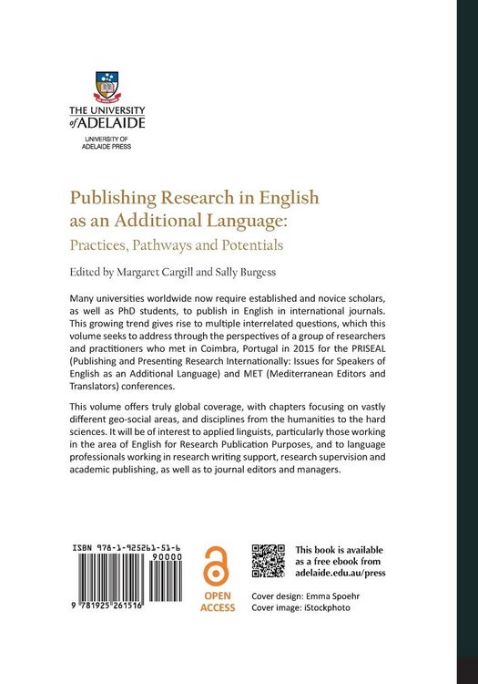 Produktbild: Publishing Research in English as an Additional Language