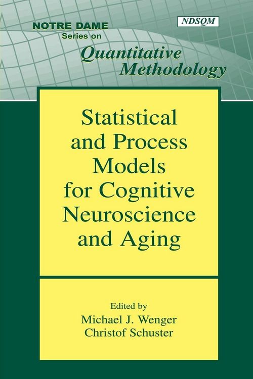 Produktbild: Statistical and Process Models for Cognitive Neuroscience and Aging