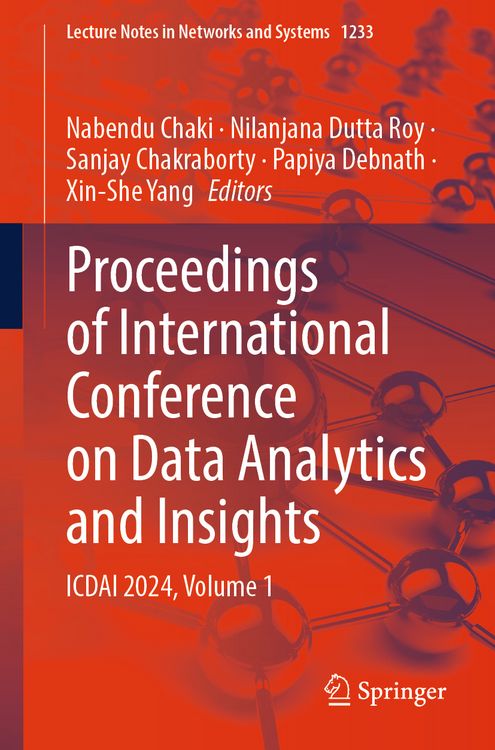 Produktbild: Proceedings of International Conference on Data Analytics and Insights