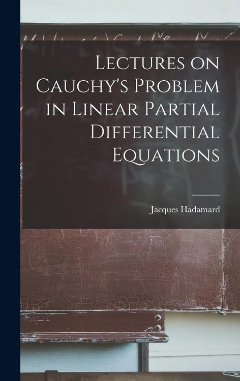 Produktbild: Lectures on Cauchy's Problem in Linear Partial Differential Equations