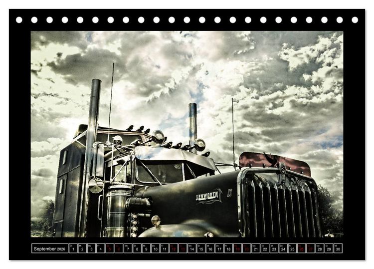 Produktbild: Kenworth W900 PHOTOART (Tischkalender 2026 DIN A5 quer), CALVENDO Monatskalender