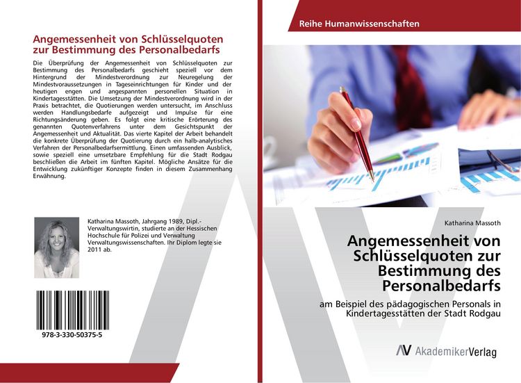 Produktbild: Angemessenheit von Schl&uuml;sselquoten zur Bestimmung des Personalbedarfs