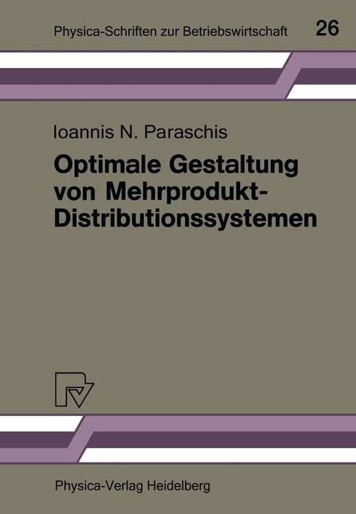 Produktbild: Optimale Gestaltung von Mehrprodukt-Distributionssystemen