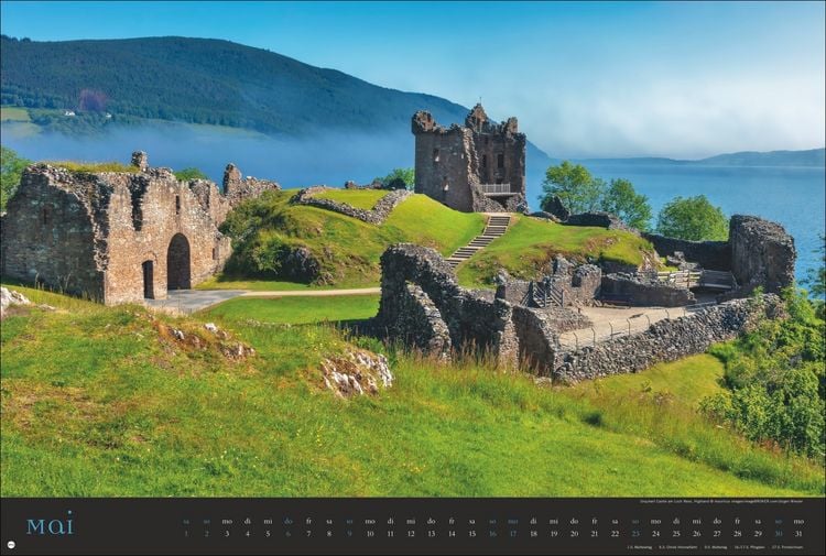 Produktbild: Land of Legends Kalender 2027 - Schottlands Burgen und Schl&ouml;sser