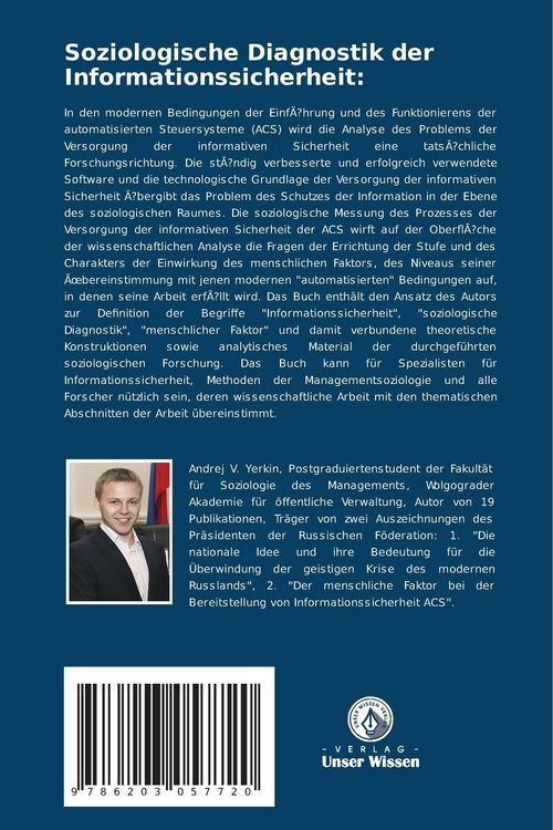 Produktbild: Soziologische Diagnostik der Informationssicherheit: