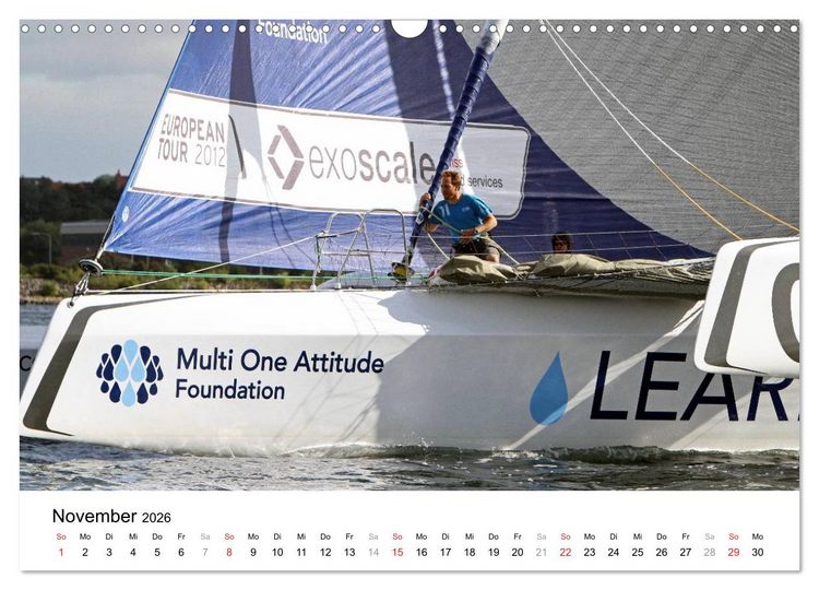 Produktbild: Gigantische Segel-Trimarane (Wandkalender 2026 DIN A3 quer), CALVENDO Monatskalender