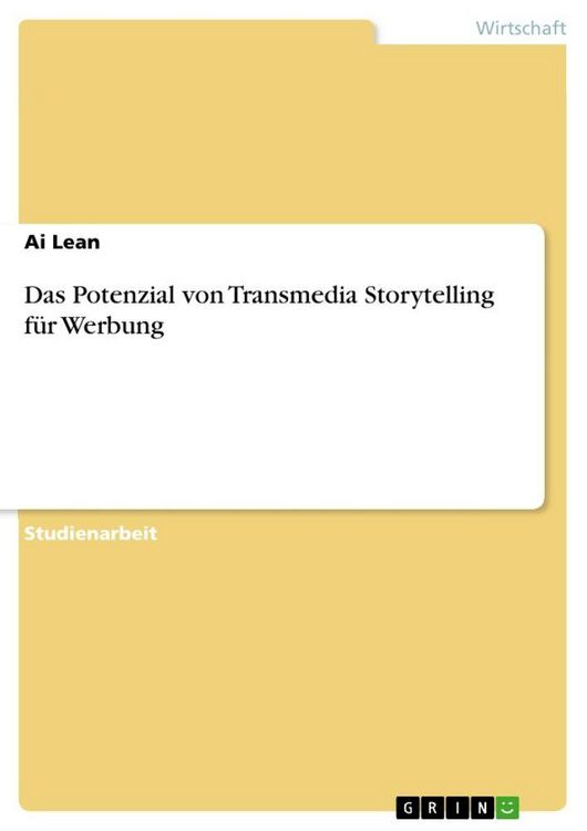 Produktbild: Das Potenzial von Transmedia Storytelling f&uuml;r Werbung