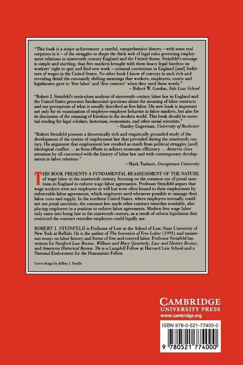 Produktbild: Coercion, Contract, and Free Labor in the Nineteenth Century