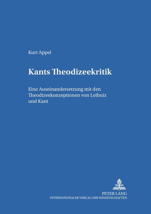 Produktbild: Kants Theodizeekritik