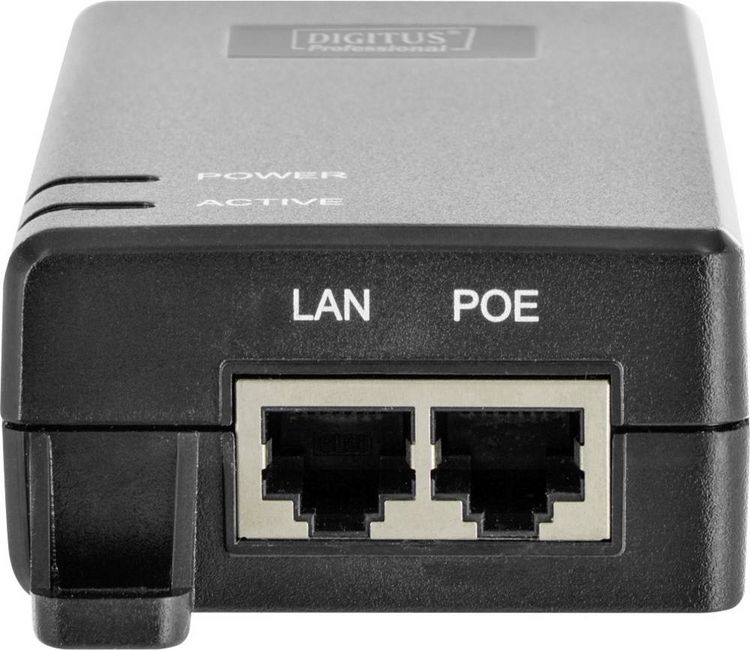 Produktbild: Digitus DN-95103-2 PoE Injektor 1 GBit/s IEEE 802.3at (25.5 W), IEEE 802.3af (12.95 W)