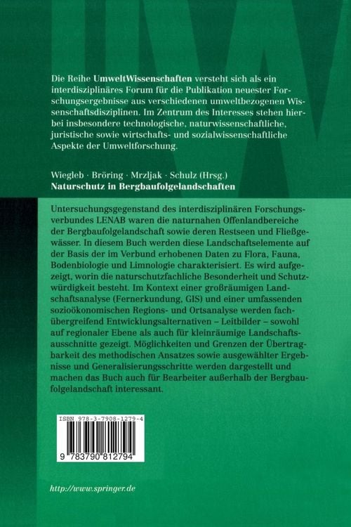 Produktbild: Naturschutz in Bergbaufolgelandschaften