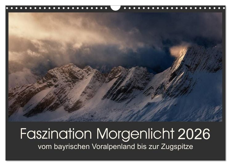 Produktbild: Faszination Morgenlicht (Wandkalender 2026 DIN A3 quer), CALVENDO Monatskalender
