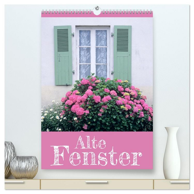 Produktbild: Alte Fenster (hochwertiger Premium Wandkalender 2026 DIN A2 hoch), Kunstdruck in Hochglanz
