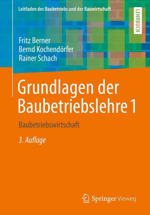 Produktbild: Grundlagen der Baubetriebslehre 1