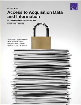 Produktbild: Issues with Access to Acquisition Data and Information in the Department of Defense